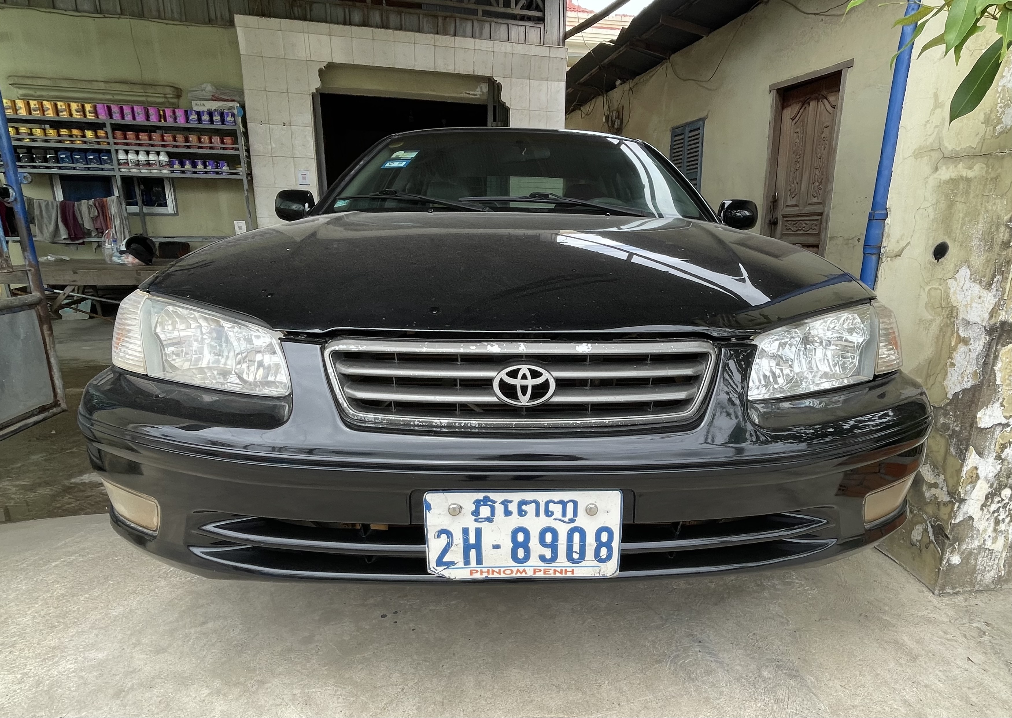 Camry ឆ្លាម 99 ពណ៍ខ្មៅ ឡានស្អាត