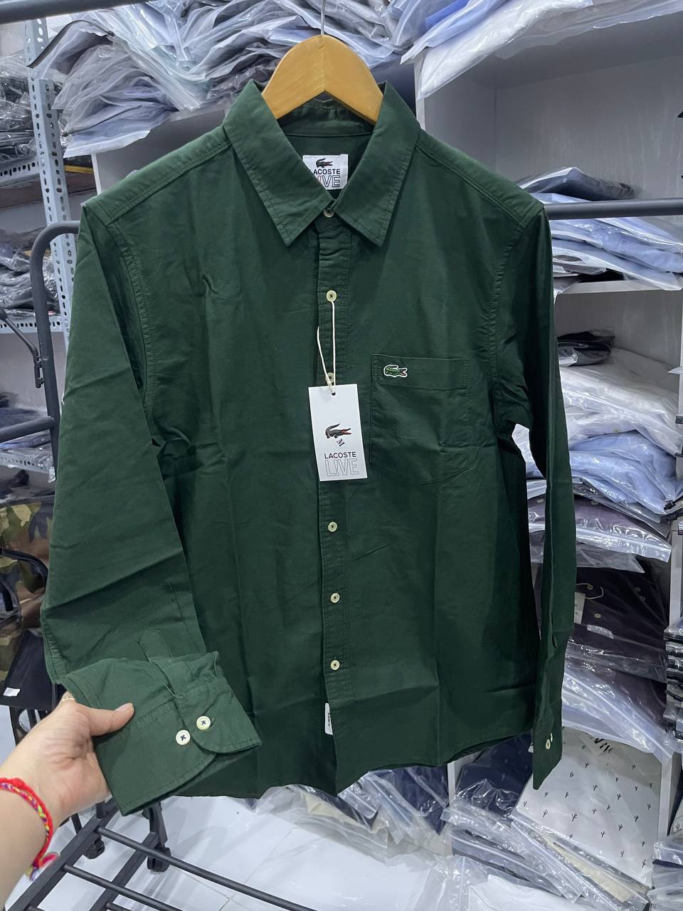អាវវែង ប្រេន Lacoste 